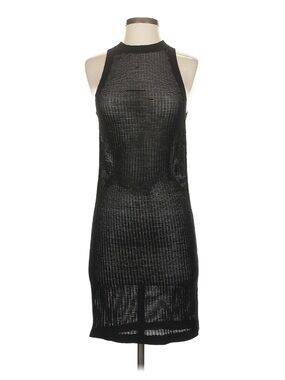 Solid & Striped Black Crochet Cover Up Dress Small